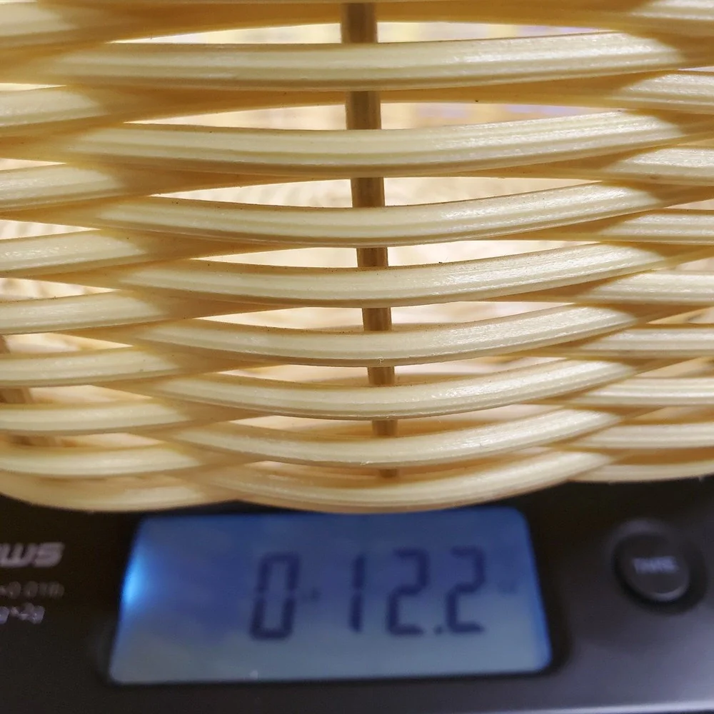 Faux Wicker Woven Cat Ears Round‎ Pet Bed Basket 14x15x4.5
